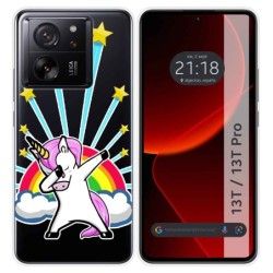 Funda Silicona Transparente para Xiaomi 13T / 13T Pro 5G diseño Unicornio Dibujos