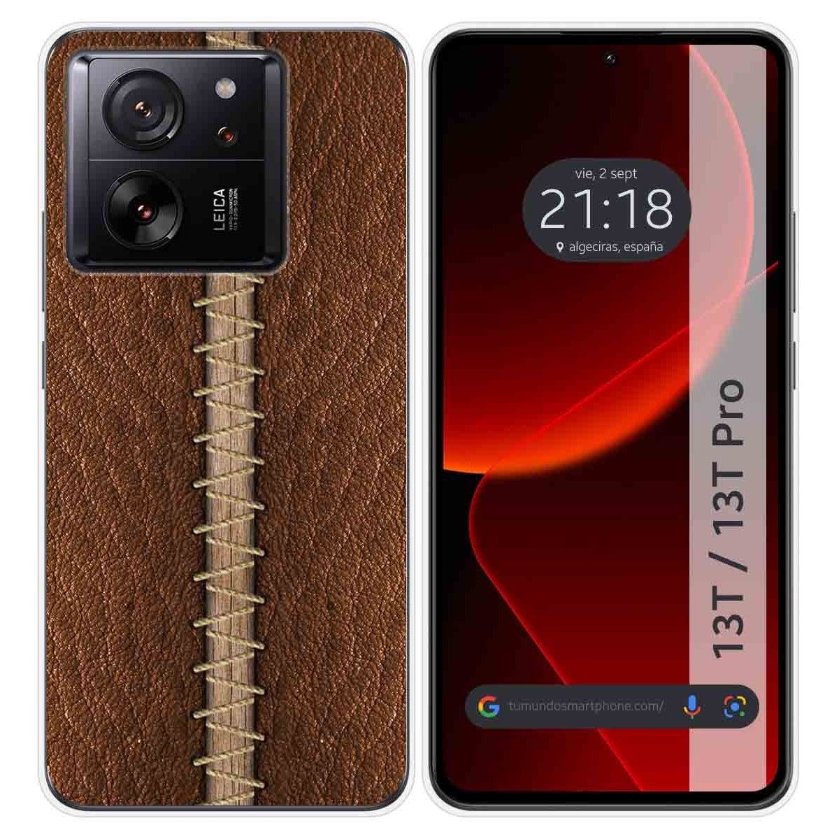 Funda Silicona para Xiaomi 13T / 13T Pro 5G diseño Cuero 01 Dibujos