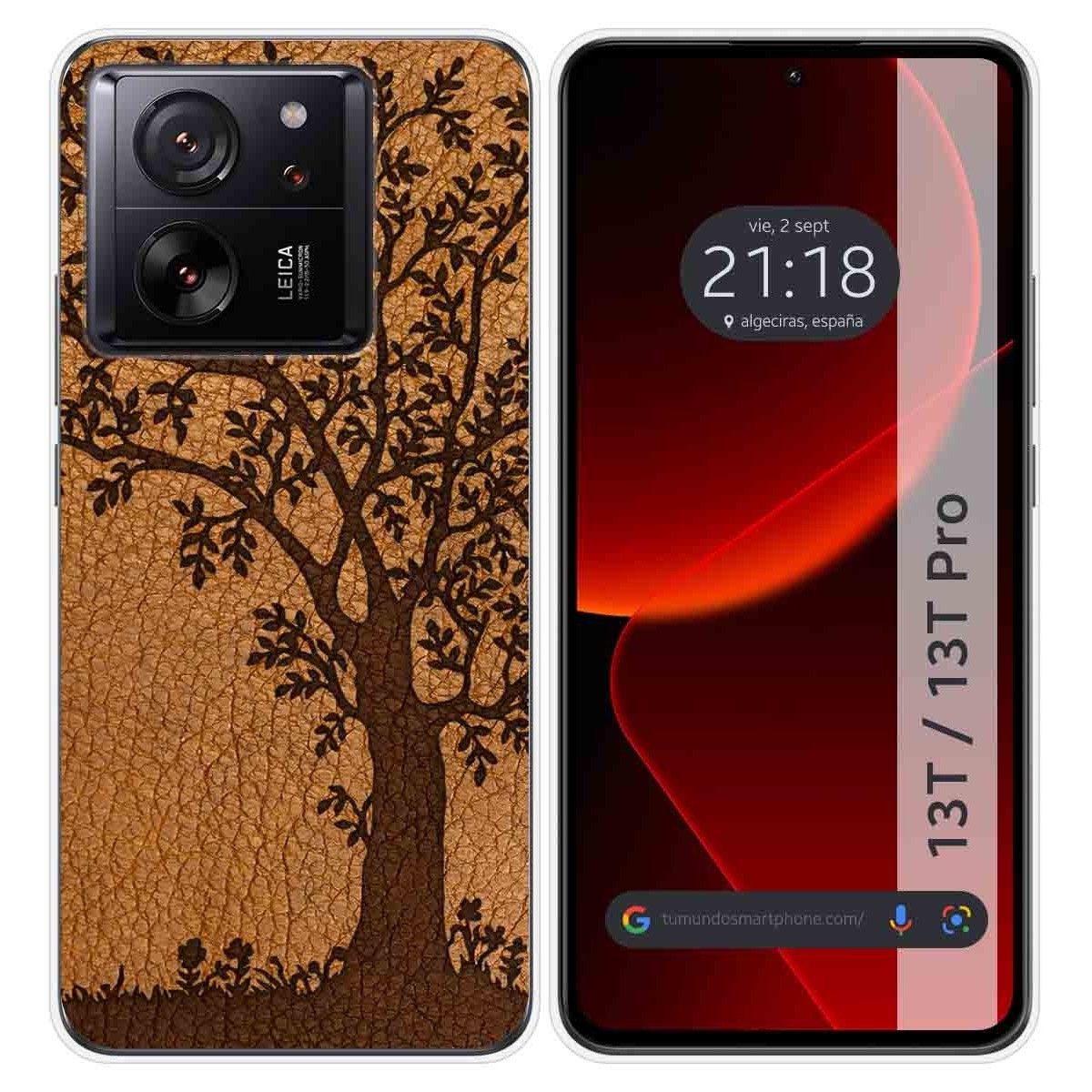 Funda Silicona para Xiaomi 13T / 13T Pro 5G diseño Cuero 03 Dibujos