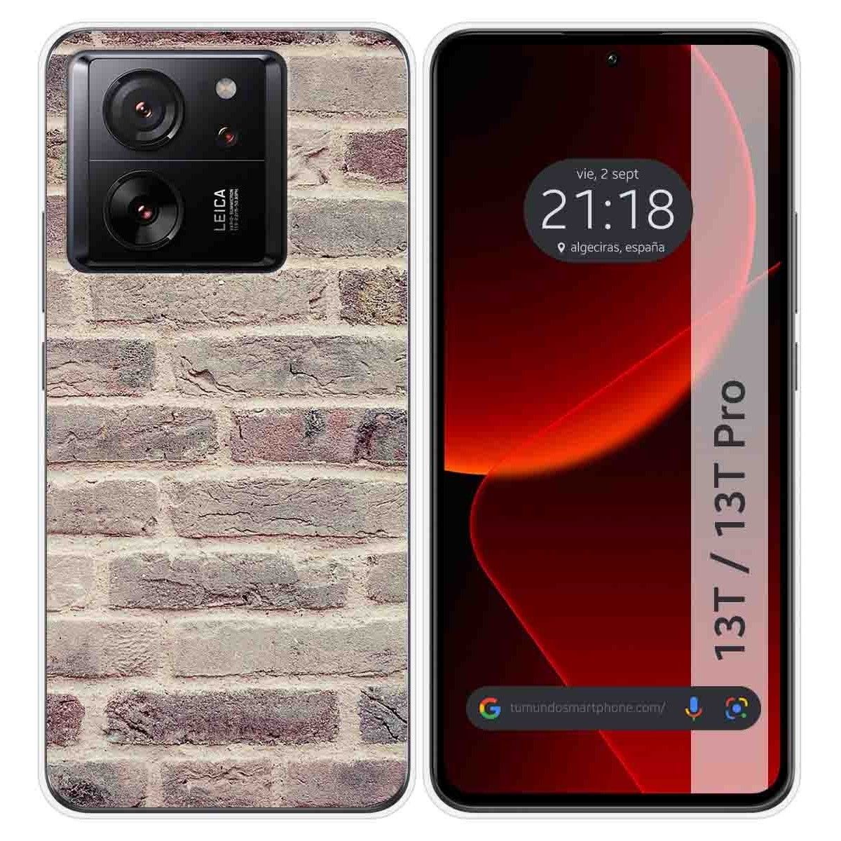 Funda Silicona para Xiaomi 13T / 13T Pro 5G diseño Ladrillo 01 Dibujos