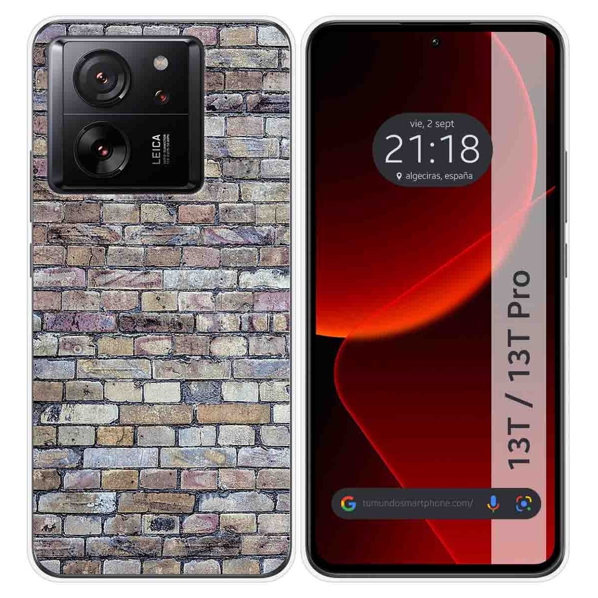 Funda Silicona para Xiaomi 13T / 13T Pro 5G diseño Ladrillo 02 Dibujos