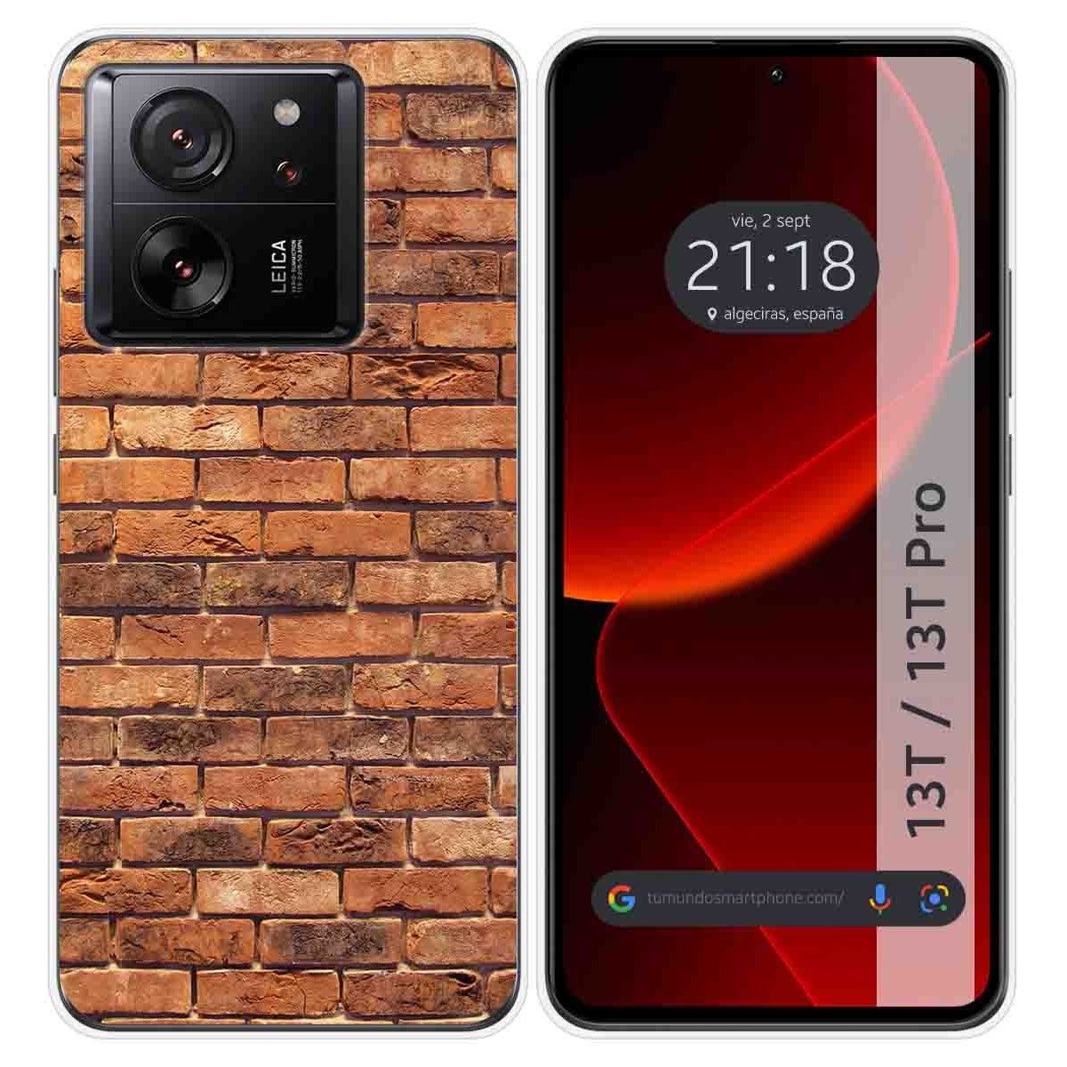 Funda Silicona para Xiaomi 13T / 13T Pro 5G diseño Ladrillo 04 Dibujos