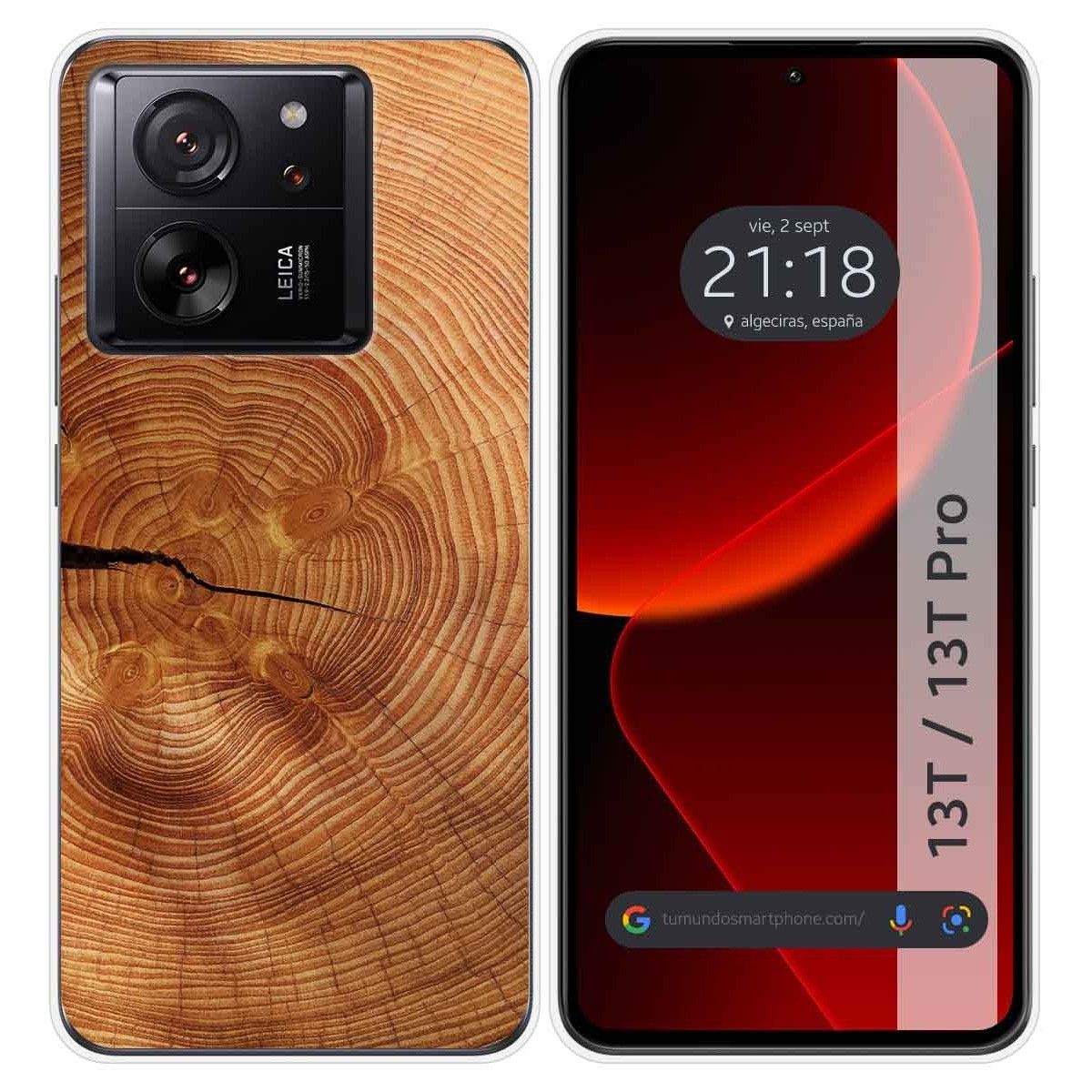 Funda Silicona para Xiaomi 13T / 13T Pro 5G diseño Madera 04 Dibujos