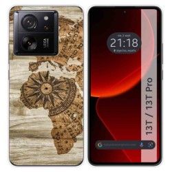 Funda Silicona para Xiaomi 13T / 13T Pro 5G diseño Madera 07 Dibujos