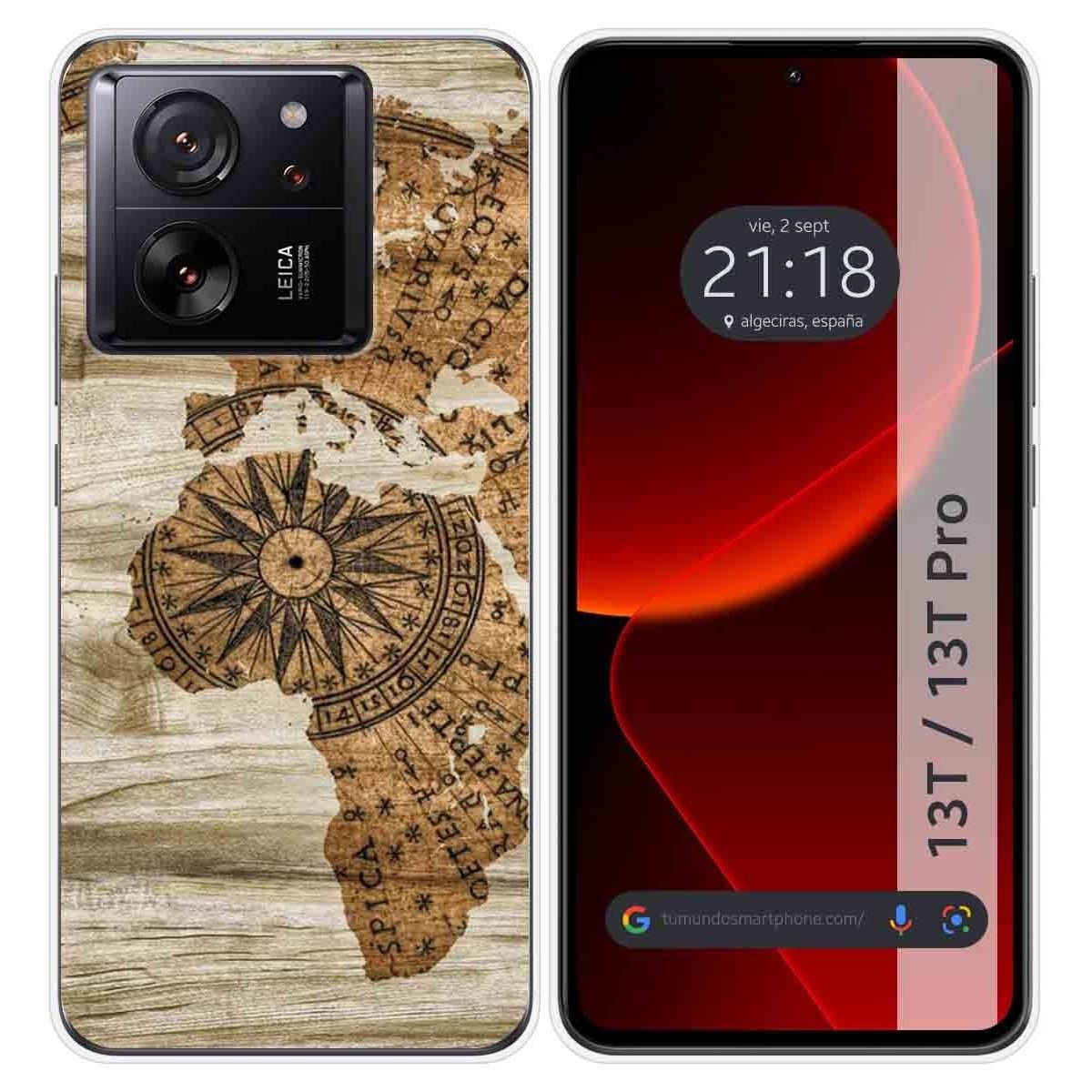 Funda Silicona para Xiaomi 13T / 13T Pro 5G diseño Madera 07 Dibujos