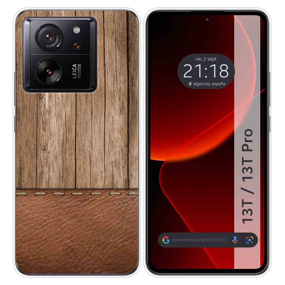 Funda Silicona para Xiaomi 13T / 13T Pro 5G diseño Madera 09 Dibujos