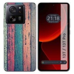 Funda Silicona para Xiaomi 13T / 13T Pro 5G diseño Madera 10 Dibujos
