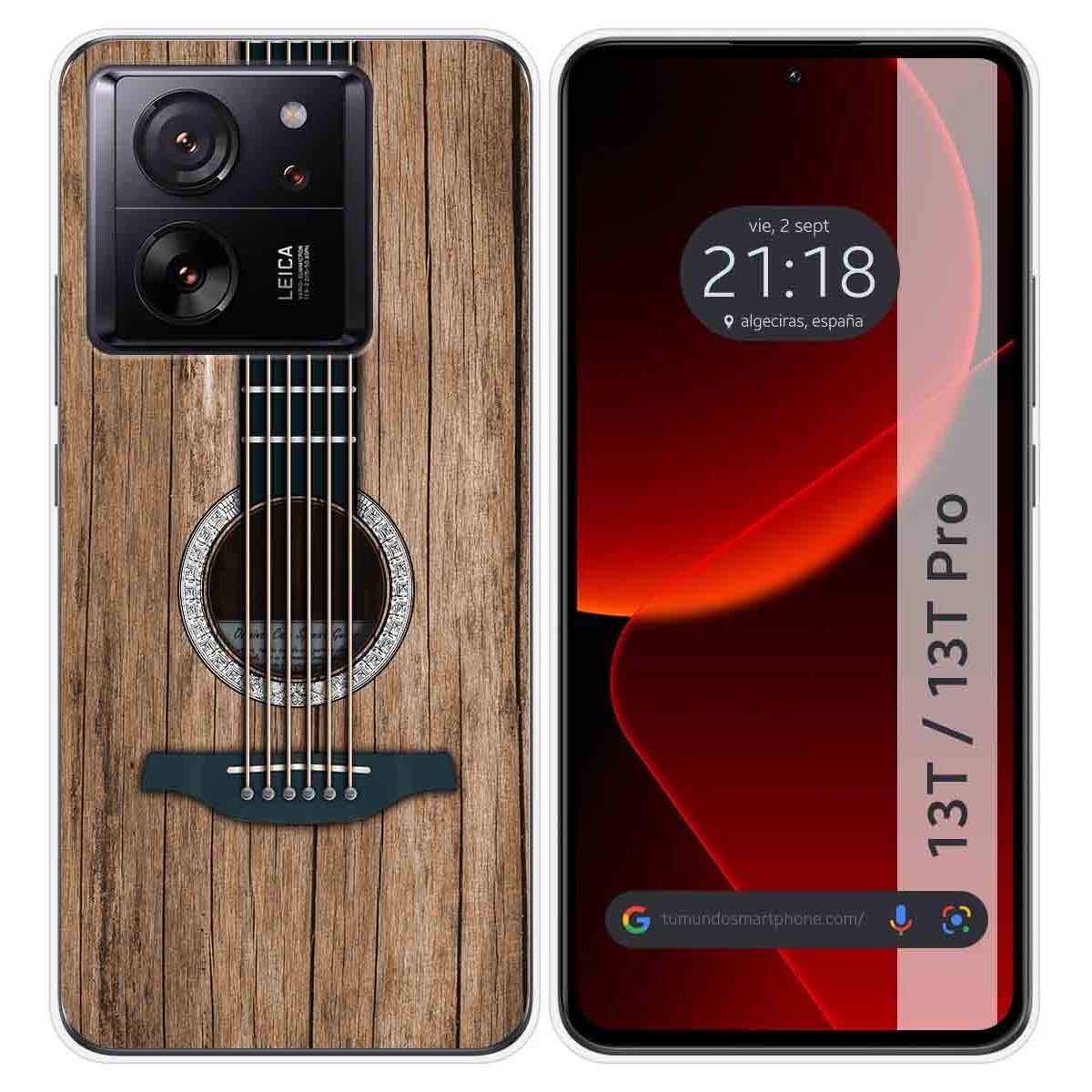 Funda Silicona para Xiaomi 13T / 13T Pro 5G diseño Madera 11 Dibujos