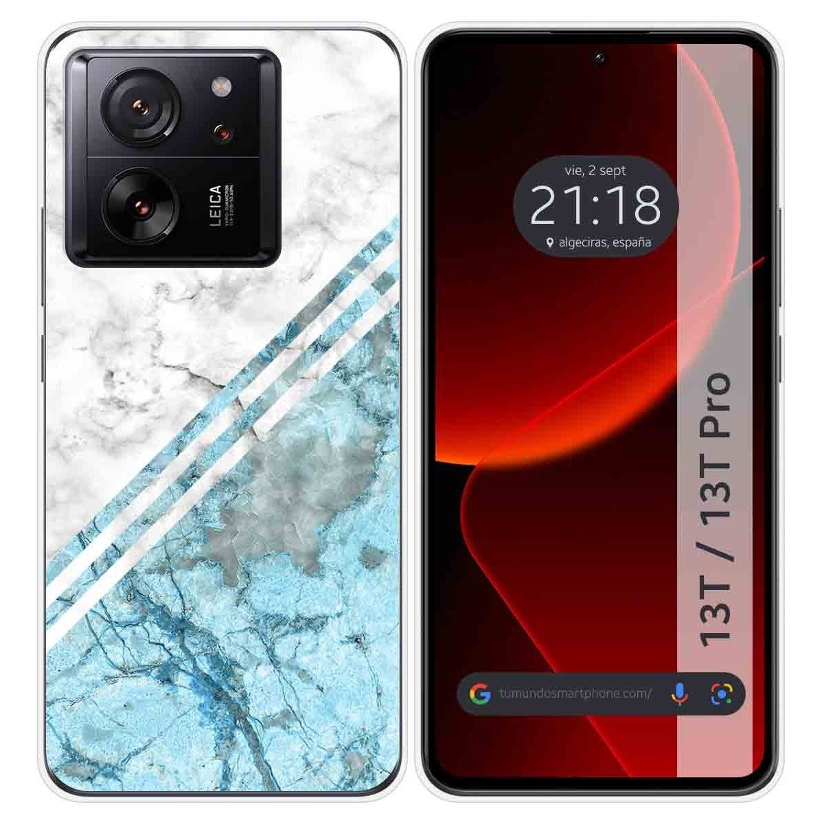 Funda Silicona para Xiaomi 13T / 13T Pro 5G diseño Mármol 02 Dibujos