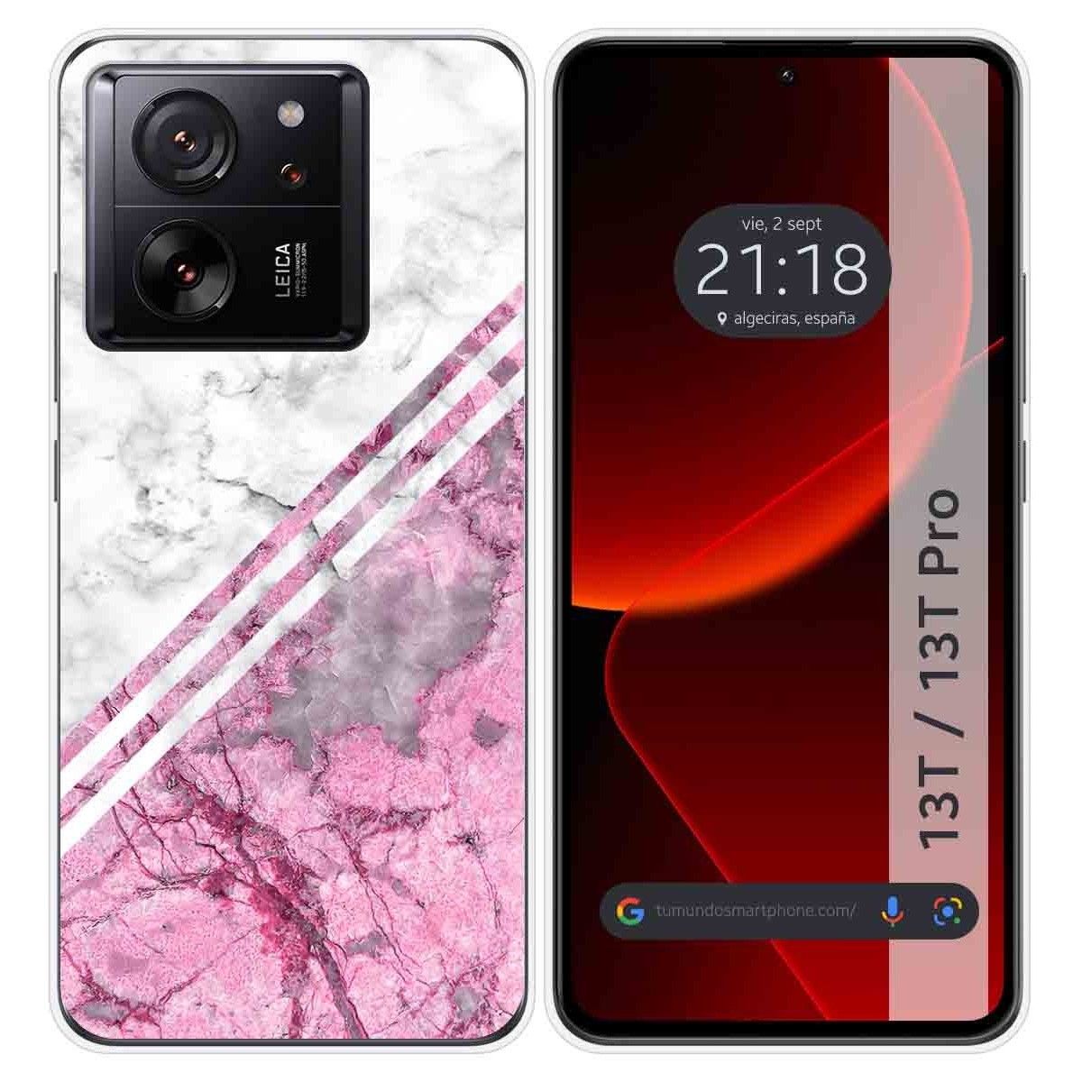 Funda Silicona para Xiaomi 13T / 13T Pro 5G diseño Mármol 03 Dibujos