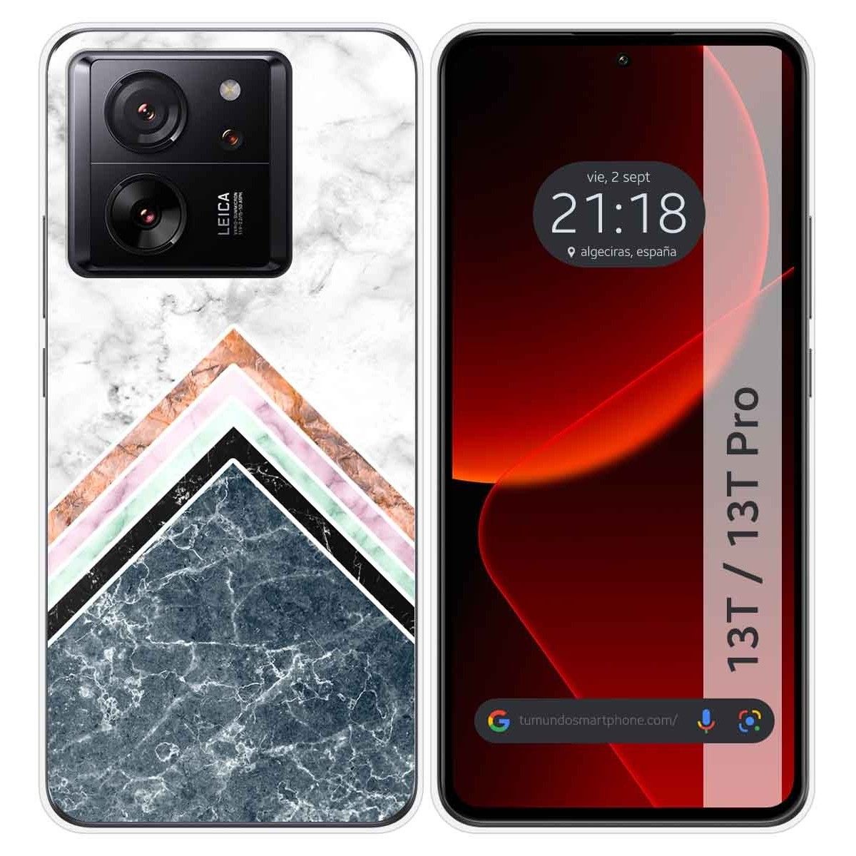 Funda Silicona para Xiaomi 13T / 13T Pro 5G diseño Mármol 05 Dibujos