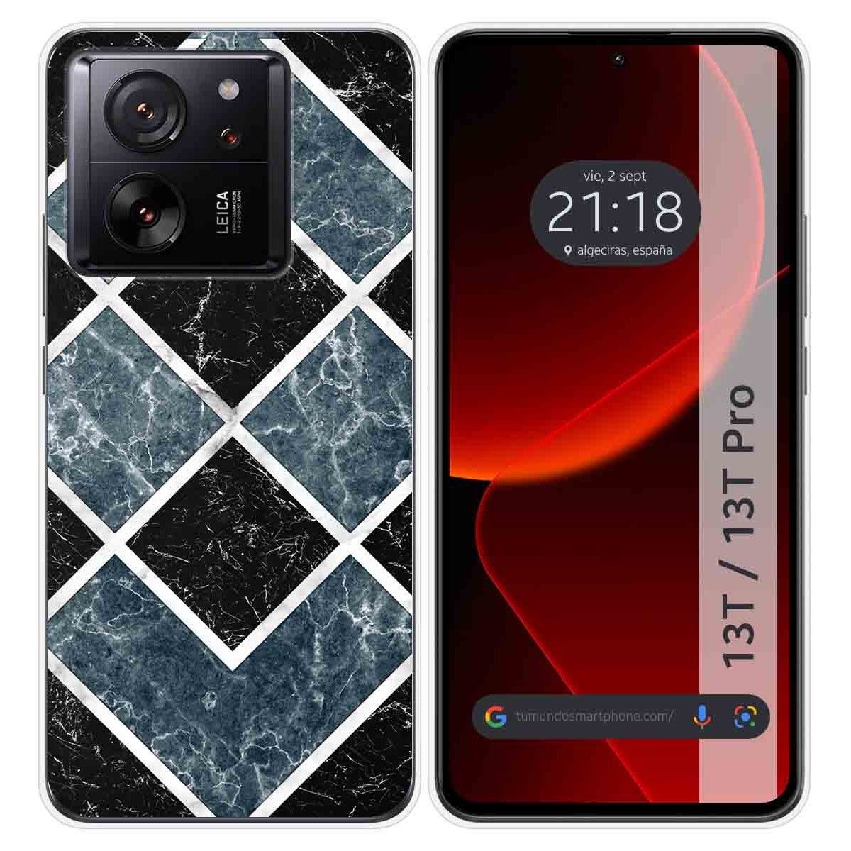 Funda Silicona para Xiaomi 13T / 13T Pro 5G diseño Mármol 06 Dibujos