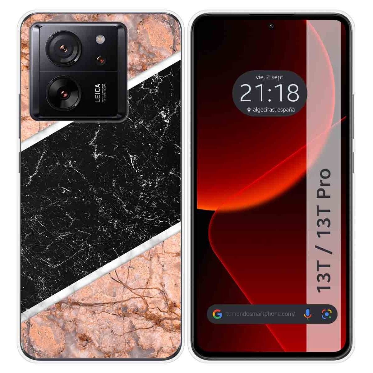 Funda Silicona para Xiaomi 13T / 13T Pro 5G diseño Mármol 07 Dibujos