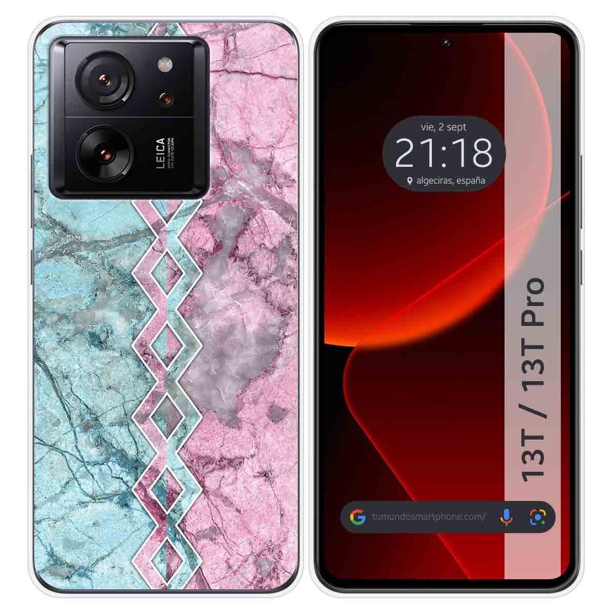 Funda Silicona para Xiaomi 13T / 13T Pro 5G diseño Mármol 08 Dibujos