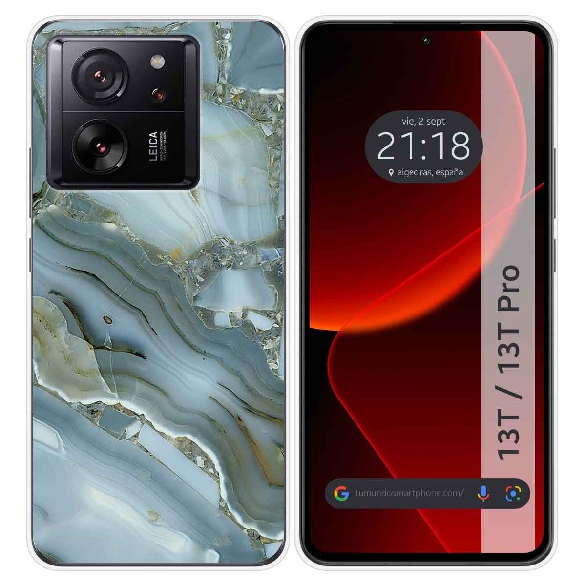 Funda Silicona para Xiaomi 13T / 13T Pro 5G diseño Mármol 09 Dibujos