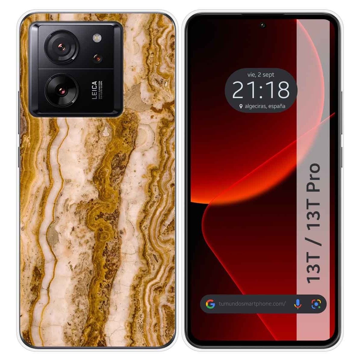 Funda Silicona para Xiaomi 13T / 13T Pro 5G diseño Mármol 10 Dibujos