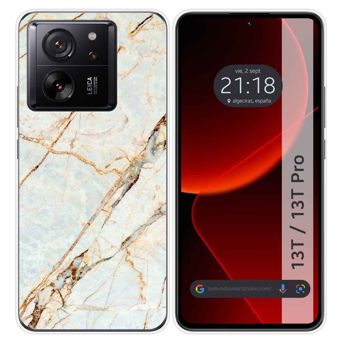 Funda Silicona para Xiaomi 13T / 13T Pro 5G diseño Mármol 13 Dibujos