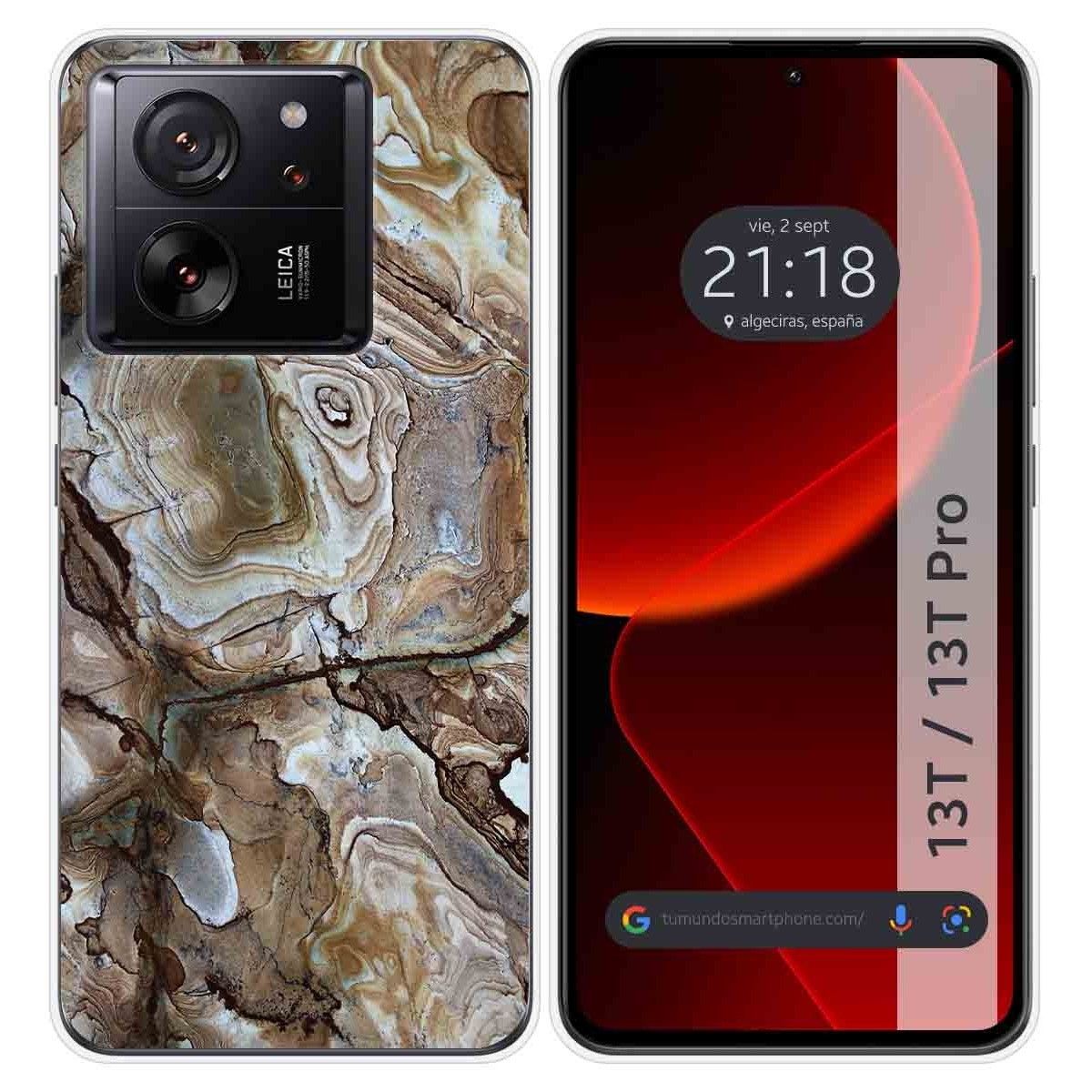 Funda Silicona para Xiaomi 13T / 13T Pro 5G diseño Mármol 14 Dibujos