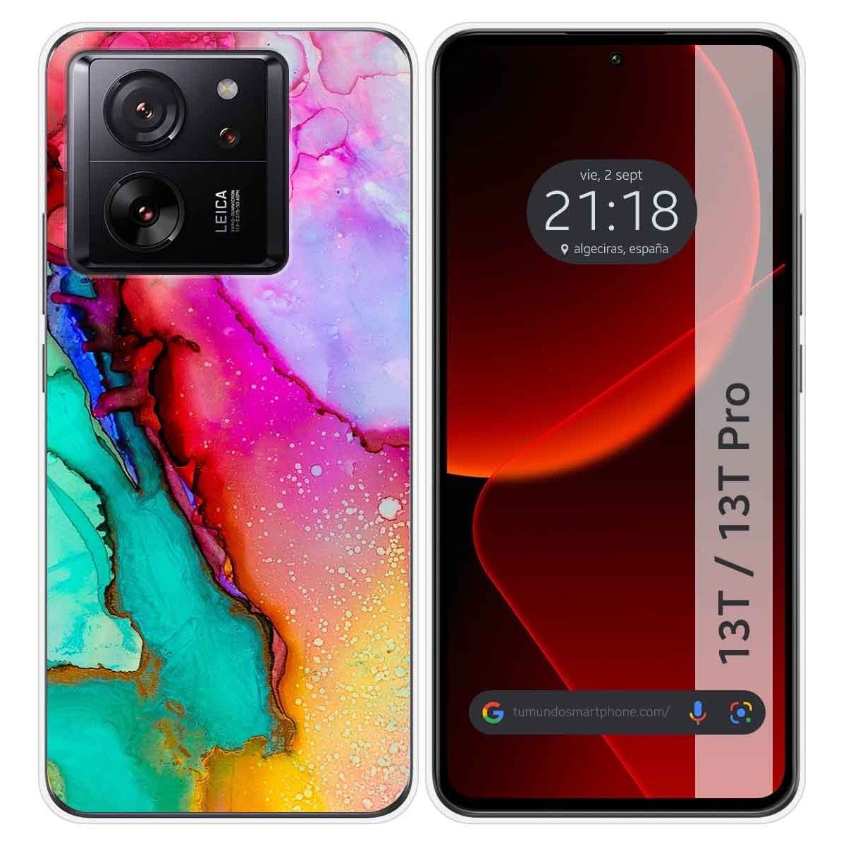 Funda Silicona para Xiaomi 13T / 13T Pro 5G diseño Mármol 15 Dibujos