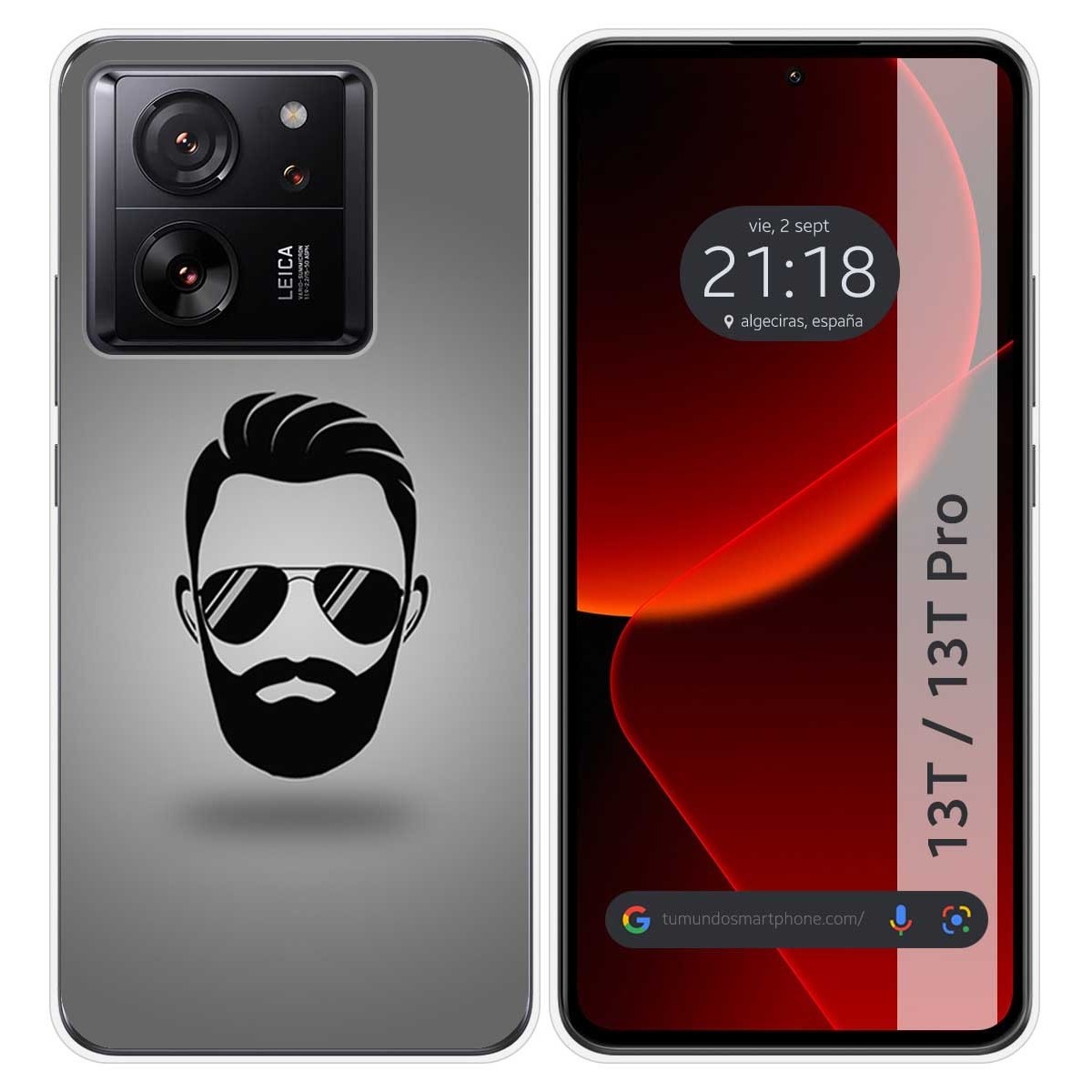 Funda Silicona para Xiaomi 13T / 13T Pro 5G diseño Barba Dibujos