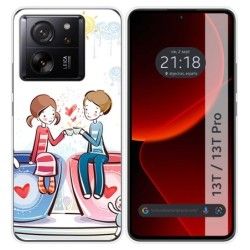 Funda Silicona para Xiaomi 13T / 13T Pro 5G diseño Café Dibujos