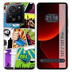 Funda Silicona para Xiaomi 13T / 13T Pro 5G diseño Comic Dibujos