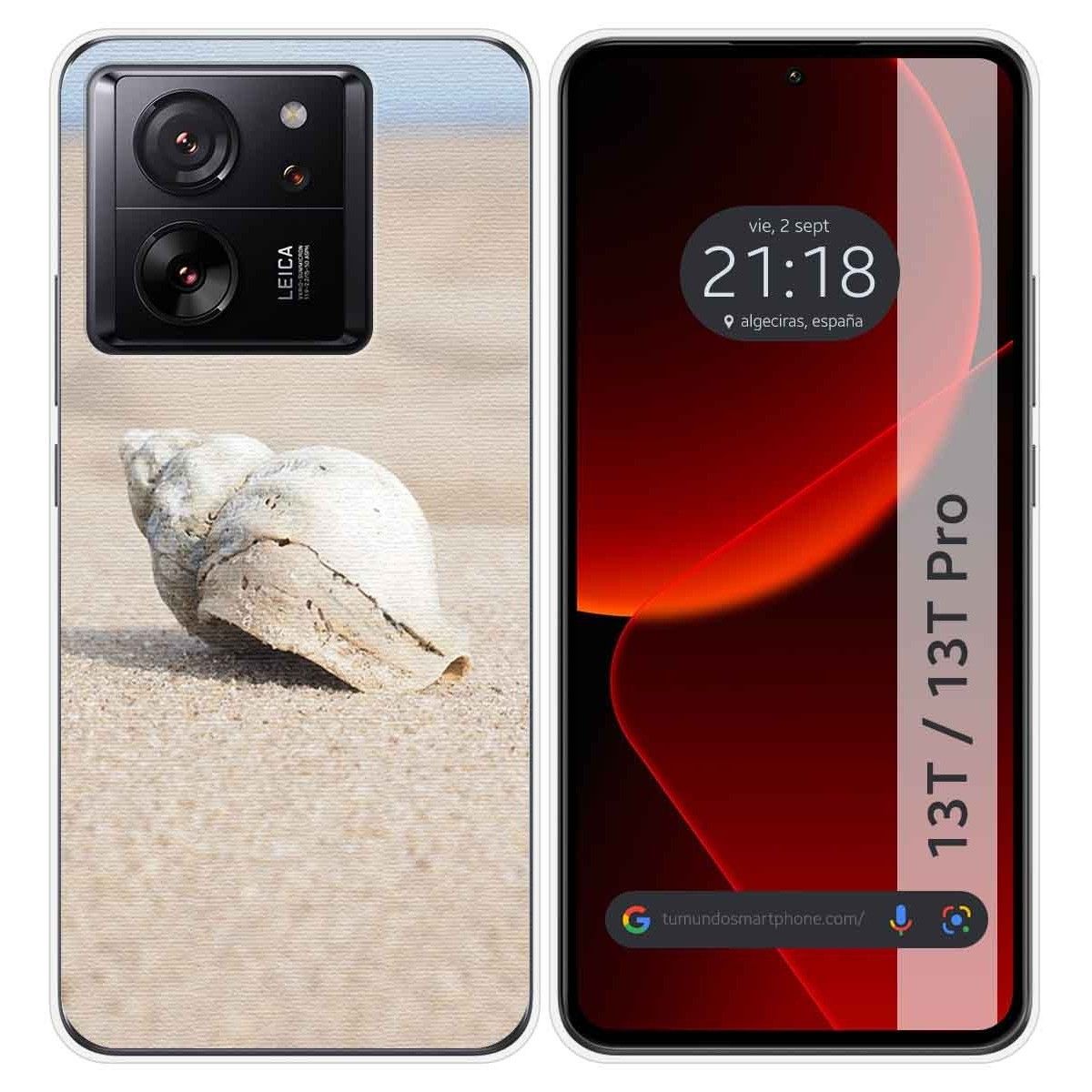 Funda Silicona para Xiaomi 13T / 13T Pro 5G diseño Concha Dibujos