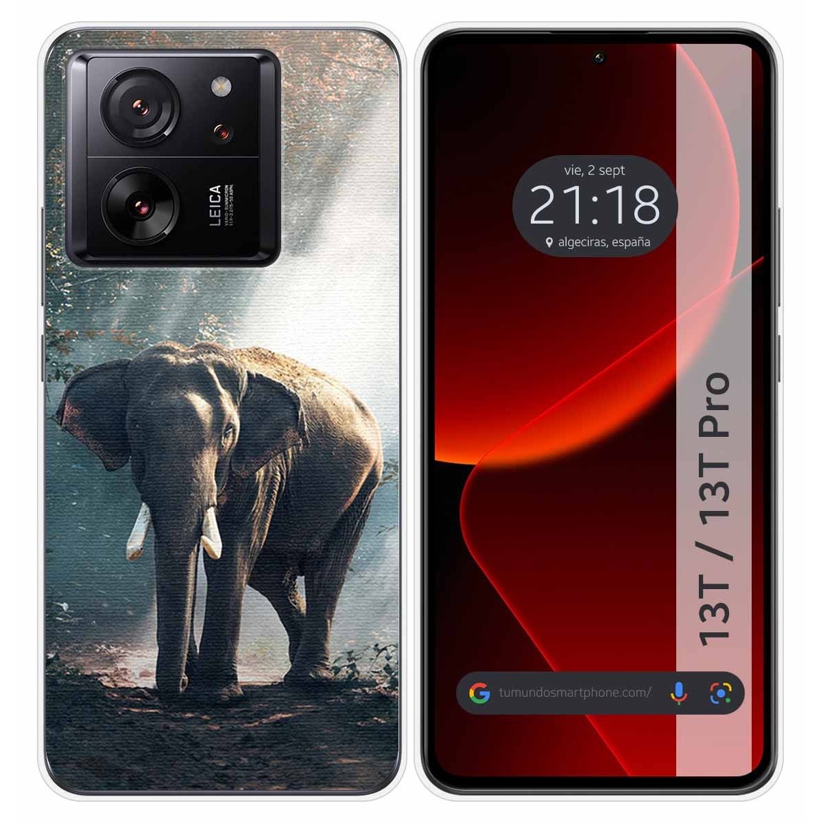 Funda Silicona para Xiaomi 13T / 13T Pro 5G diseño Elefante Dibujos
