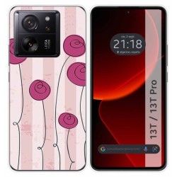 Funda Silicona para Xiaomi 13T / 13T Pro 5G diseño Flores Vintage Dibujos