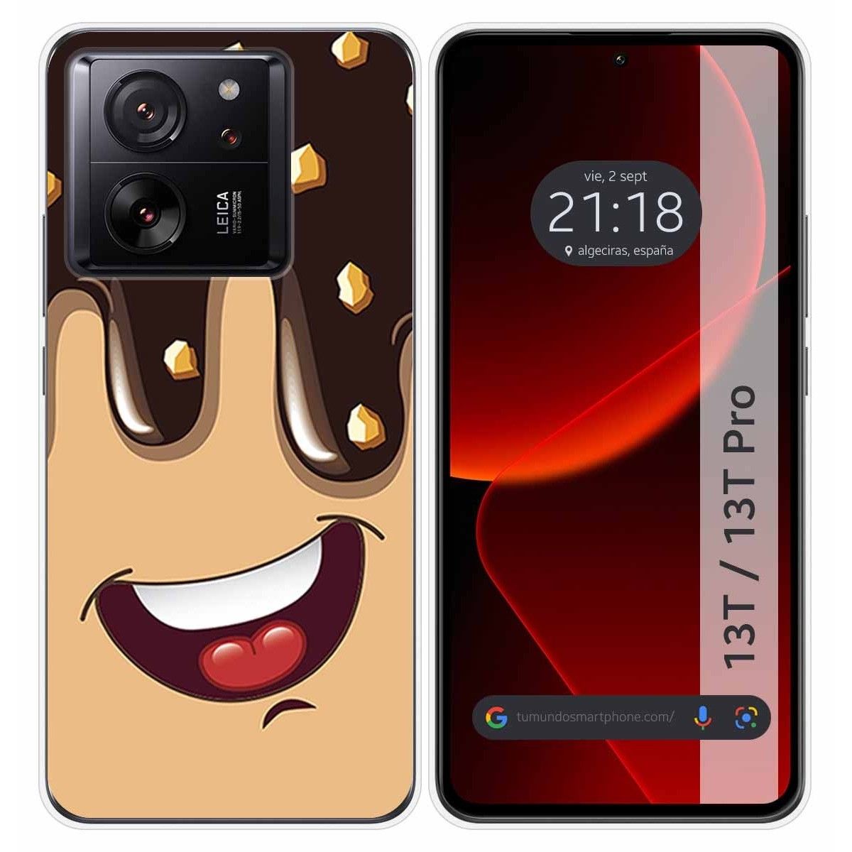 Funda Silicona para Xiaomi 13T / 13T Pro 5G diseño Helado Chocolate Dibujos