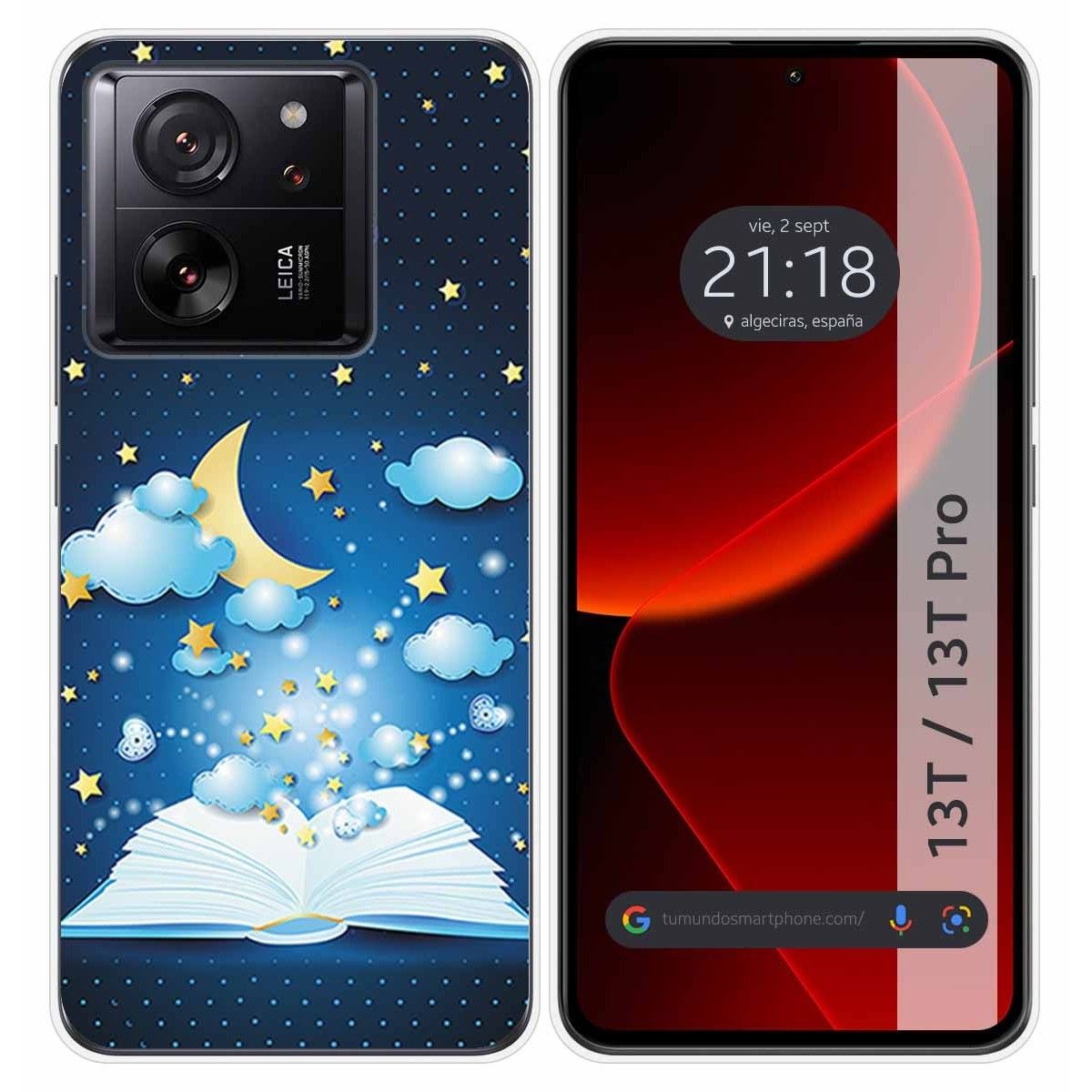 Funda Silicona para Xiaomi 13T / 13T Pro 5G diseño Libro Cuentos Dibujos