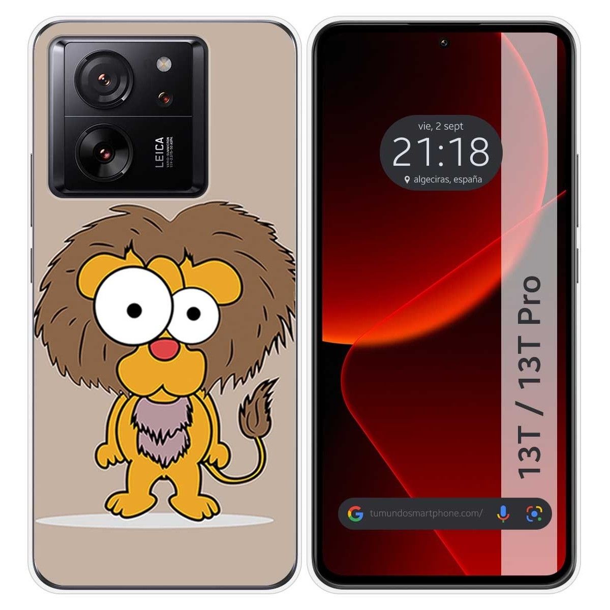 Funda Silicona para Xiaomi 13T / 13T Pro 5G diseño Leon Dibujos