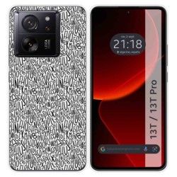 Funda Silicona para Xiaomi 13T / 13T Pro 5G diseño Letras Dibujos