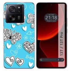 Funda Silicona para Xiaomi 13T / 13T Pro 5G diseño Mariposas Dibujos