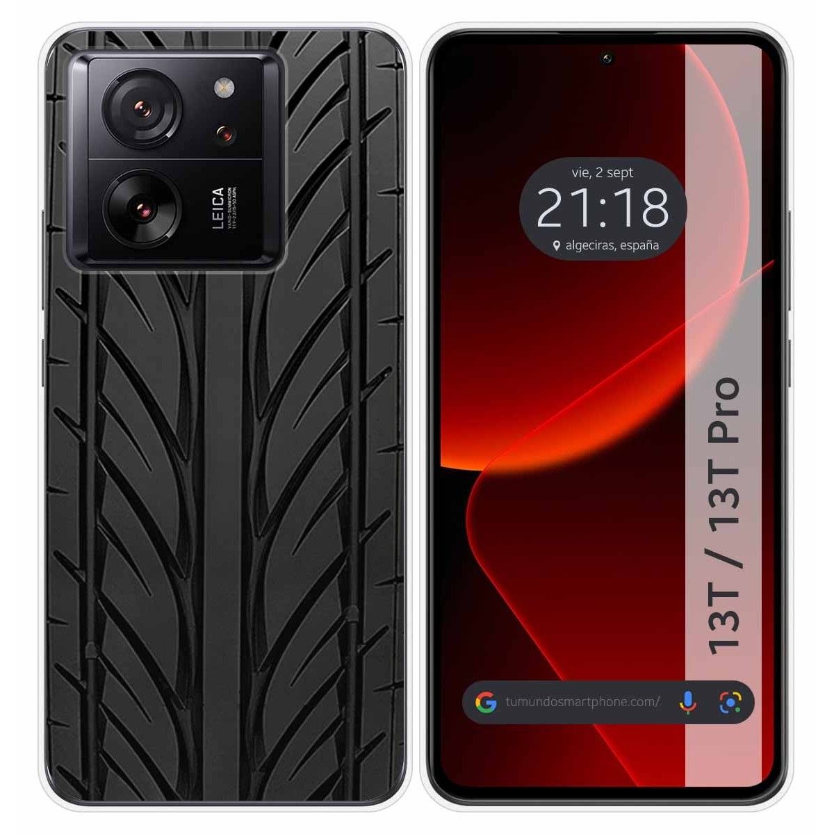 Funda Silicona para Xiaomi 13T / 13T Pro 5G diseño Neumatico Dibujos