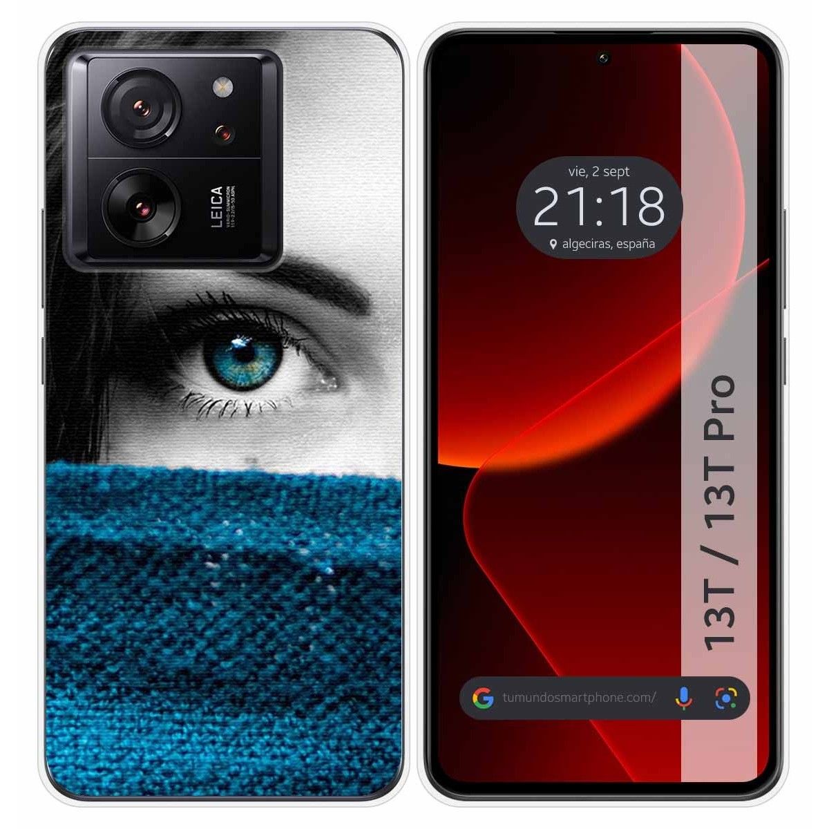 Funda Silicona para Xiaomi 13T / 13T Pro 5G diseño Ojo Dibujos