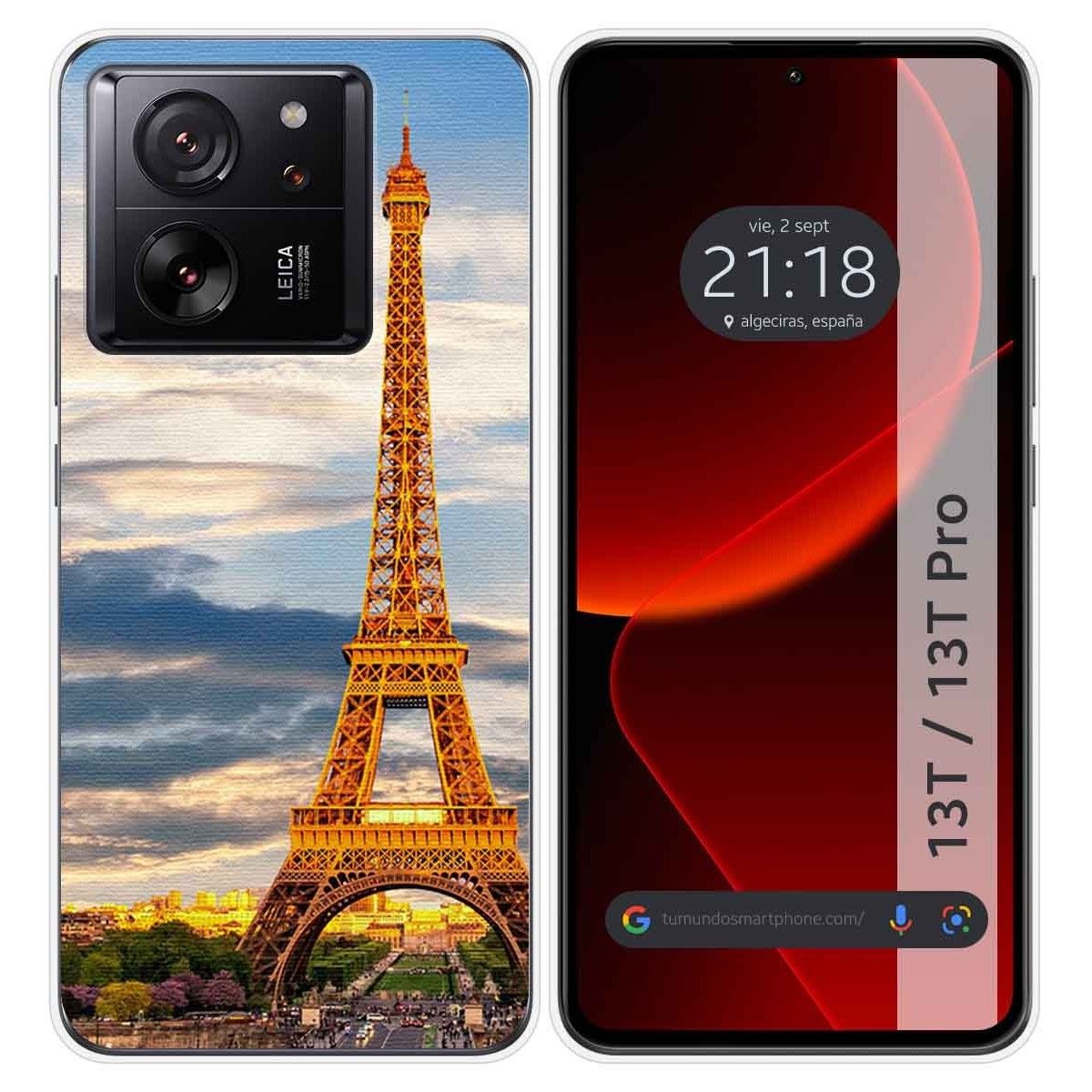Funda Silicona para Xiaomi 13T / 13T Pro 5G diseño Paris Dibujos