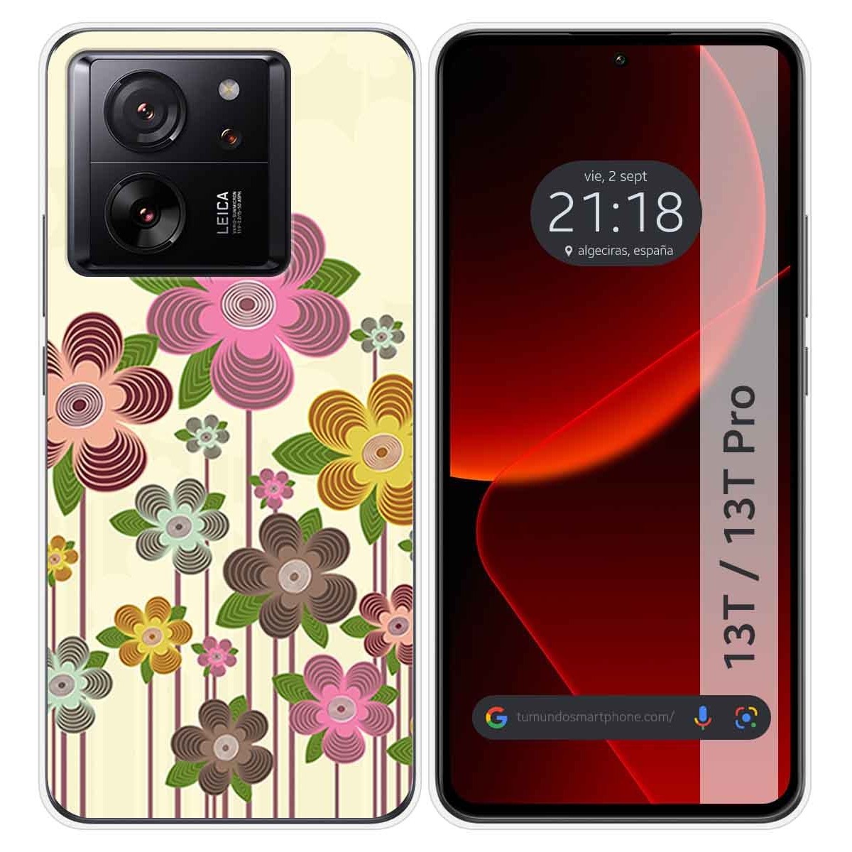 Funda Silicona para Xiaomi 13T / 13T Pro 5G diseño Primavera En Flor Dibujos