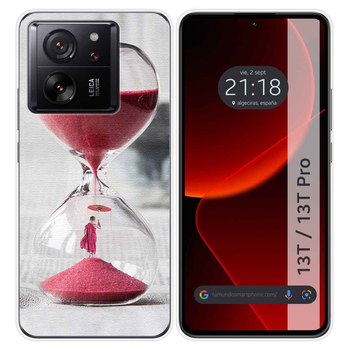 Funda Silicona para Xiaomi 13T / 13T Pro 5G diseño Reloj Dibujos