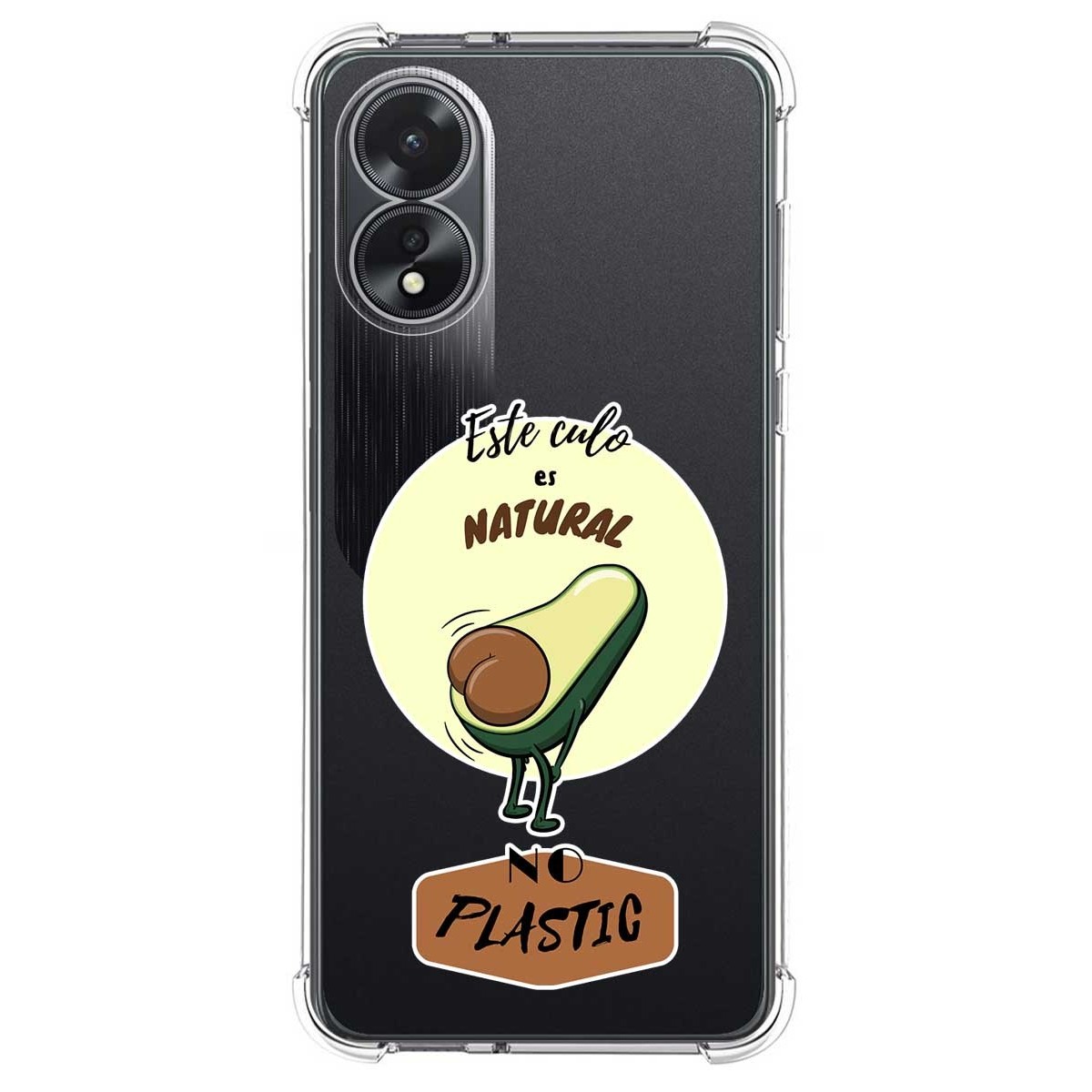 Funda Silicona Antigolpes para Oppo A38 4G diseño Culo Natural Dibujos