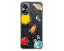 Funda Silicona Antigolpes para Oppo A38 4G diseño Espacio Dibujos