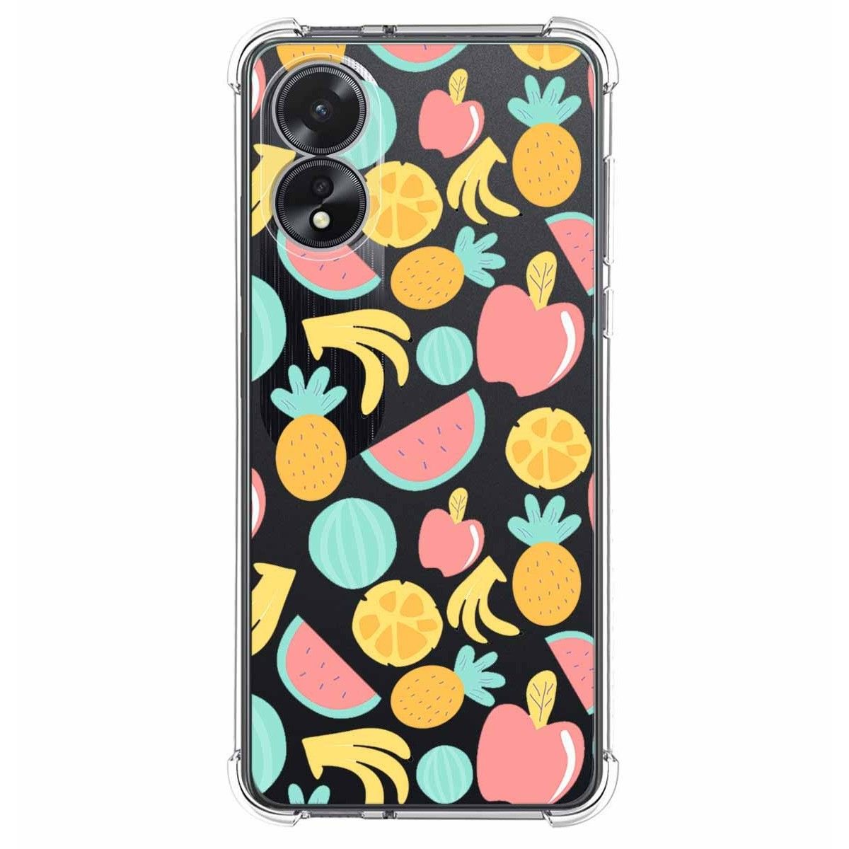 Funda Silicona Antigolpes para Oppo A38 4G diseño Frutas 02 Dibujos