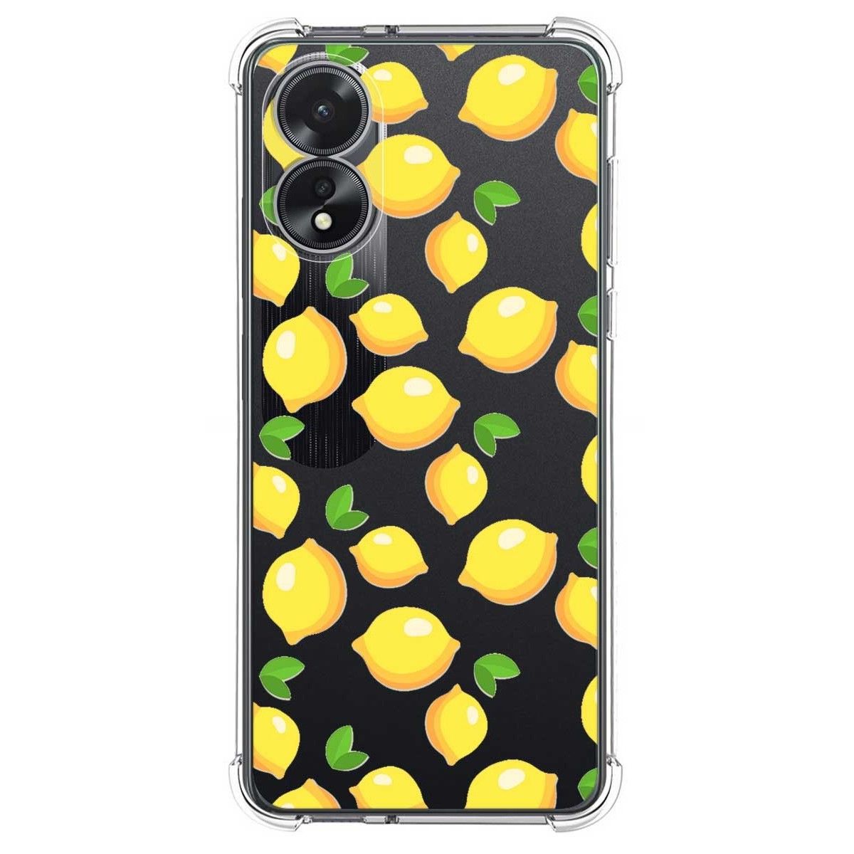 Funda Silicona Antigolpes para Oppo A38 4G diseño Limones Dibujos