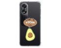 Funda Silicona Antigolpes para Oppo A38 4G diseño Vegan Life Dibujos