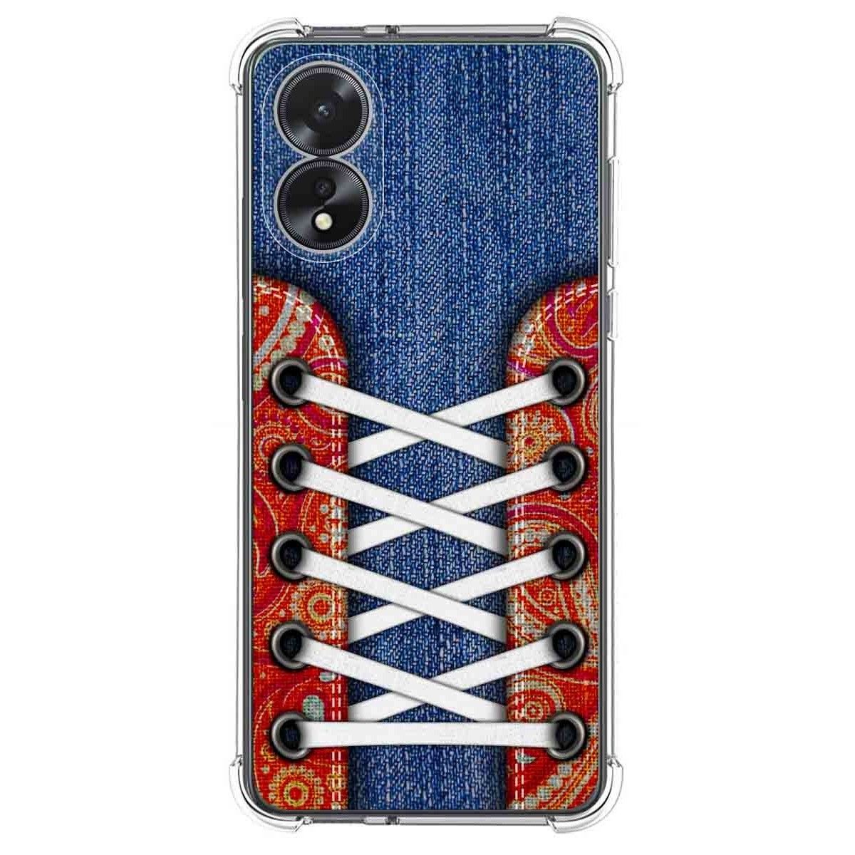 Funda Silicona Antigolpes para Oppo A38 4G diseño Zapatillas 11 Dibujos