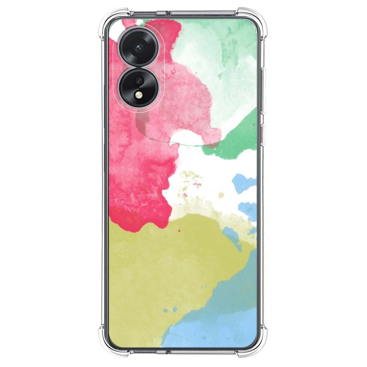 Funda Silicona Antigolpes para Oppo A38 4G diseño Acuarela 02 Dibujos