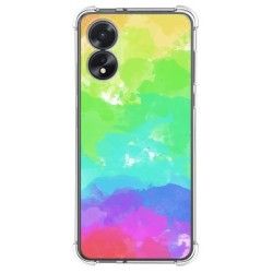 Funda Silicona Antigolpes para Oppo A38 4G diseño Acuarela 03 Dibujos