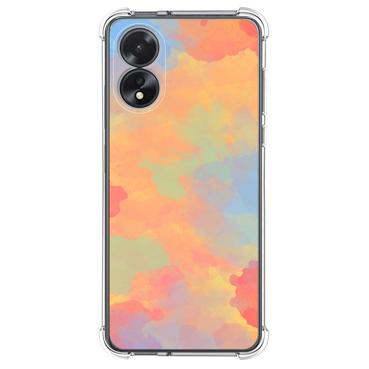 Funda Silicona Antigolpes para Oppo A38 4G diseño Acuarela 08 Dibujos