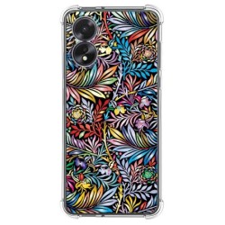 Funda Silicona Antigolpes para Oppo A38 4G diseño Flores 04 Dibujos