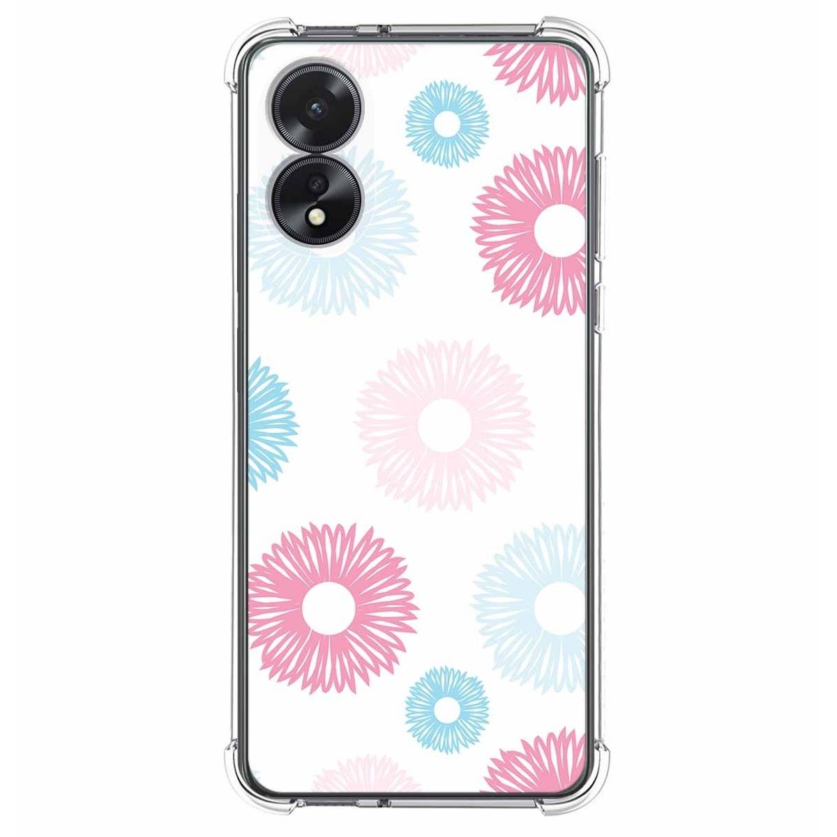 Funda Silicona Antigolpes para Oppo A38 4G diseño Flores 06 Dibujos